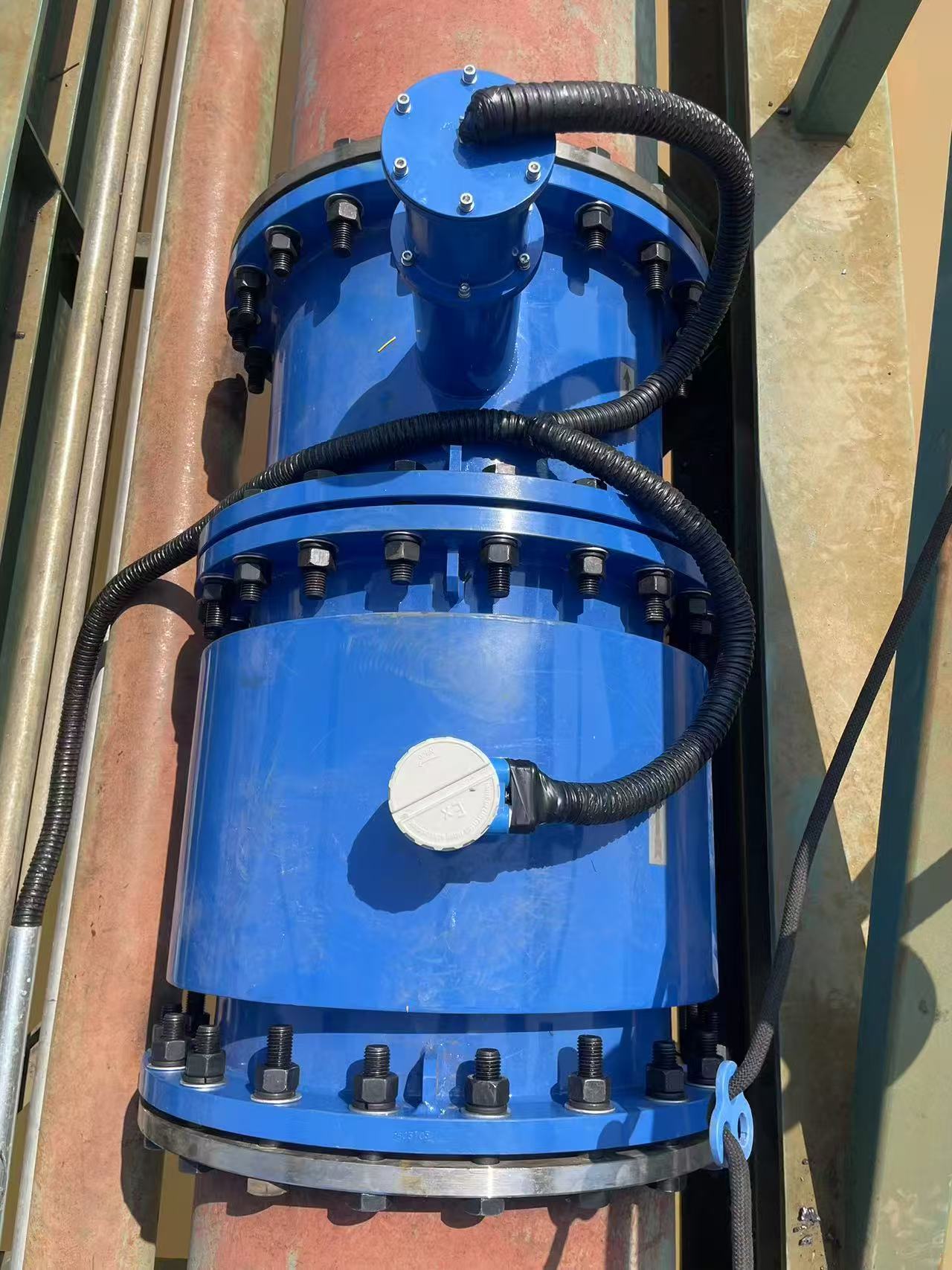 DN500非滿管流量計(jì)測泥漿